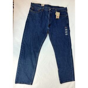 NWT Levi's 505 Straight Leg Jeans Regular Fit Medium Wash New - 42 * 32